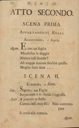 [Atto secondo. = Andere Abhandlung.]