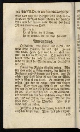 166-172, Anwendung und Gebet.