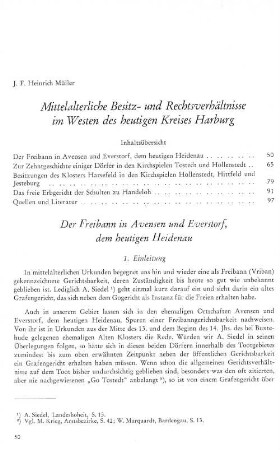 Mittelalterliche Besitz- und Rechtsverhältnisse im Westen des heutigen Kreises Harburg