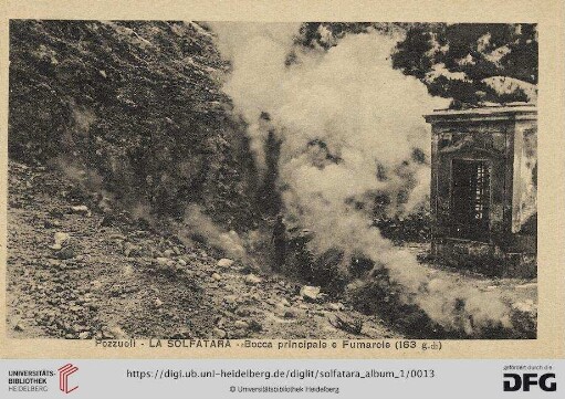 Pozzuoli – La Solfatara – Bocca principale e Fumarole (163 g.di)