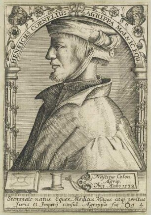 Bildnis des Henricus Cornelius Agrippa