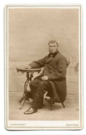 Foto eines Mannes : Foto muža