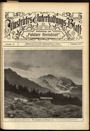 Ausgabe vom Sonntag, den 22. September 1912.
