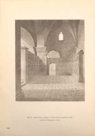 Bild 74 Kloster Lorch, Grablege des Wöllwartschen Geschlechts, 1860