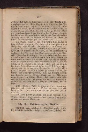 87. Die Erstürmung der Bastille.