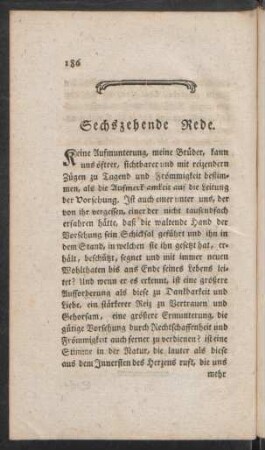 Sechszehende Rede