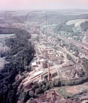 Papierfabrik in Freital-Hainsberg : Blickrichtung Südwesten