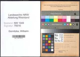 Entnazifizierung Wilhelm Gornitzka , geb. 09.09.1903 (Beamter)