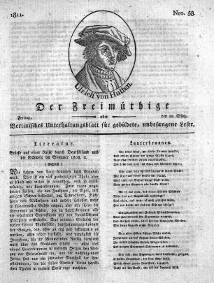 Nro. 58, Freitag,den 22. März 1811