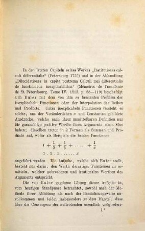 Eulers interpolirte Producte
