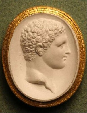 Profilkopf des jungen Herkules (Daktyliothek, Erstes Mythologisches Tausend)
