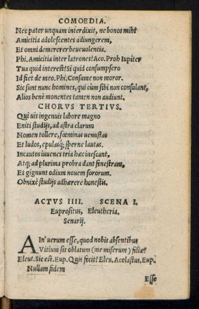 Actus IIII.