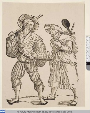 Der Koch als Landsknecht und seine Frau