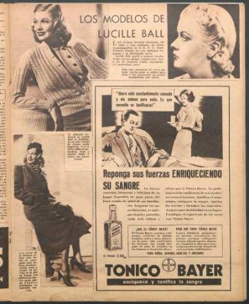 Los modelos de Lucille Ball [Fotografías]