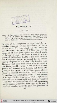 Chapter XV: 1507-1508