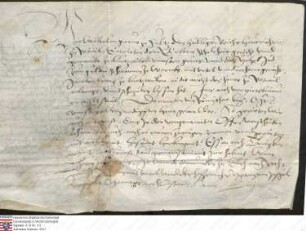 Das Hofgericht zu Rottweil teilt Gericht und Gemeinde Lörzweiler mit, daß Johel, Jude zum goldenen Schwan in Worms, den Jacob Lang zu Lörzweiler i...