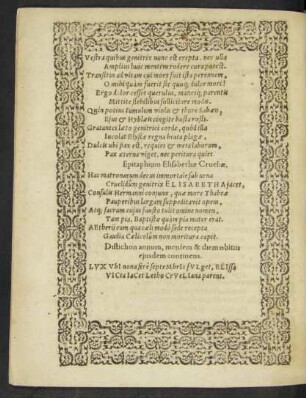 Distichon annum, mensem & diem obitus eiusdem continens.