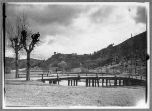 Alte Holzbrücke im Wiesenttal bei Muggendorf