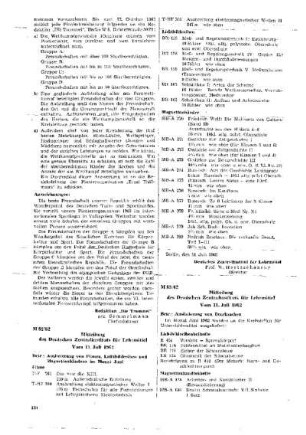 Mitteilung des Deutschen Zentralinstituts für Lehrmittel : 82/62 vom 11. Juli ; [Mitteilungen]