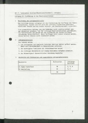 Lehrgang 01: Einführung in das Maschinenschreiben