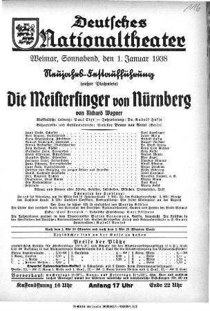 Die Meistersinger von Nürnberg