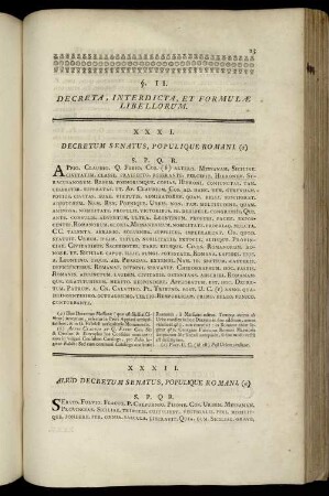 §. II. Decreta, Interdicta, Et Formulæ Libellorum.