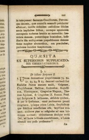 121-145, Quaesita