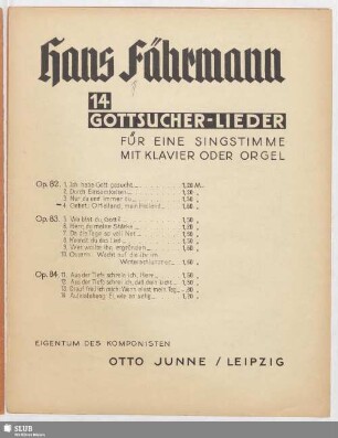 4: Gebet : op. 82,4