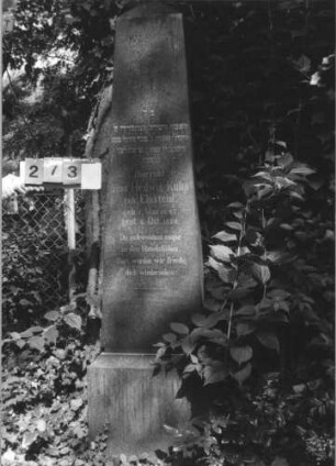 Grabstein 273 [Hahn S. 128 Grab-Nr. 179]