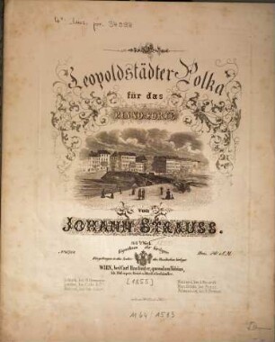 Leopoldstädter Polka : für das Piano-Forte ; 168tes Werk