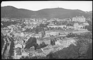 Karlsbad. Blick auf Karlsbad mit Hotel Imperial