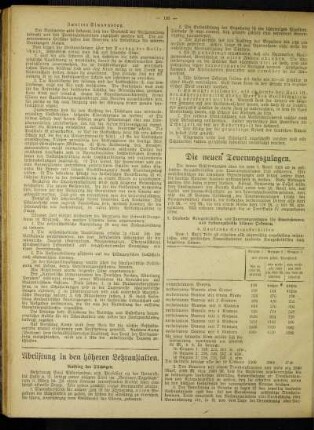 ¬Die¬ neuen Teuerungszulagen