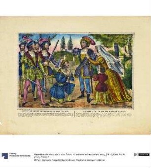Geneviève de retour dans son Palais - Genoveva in haar paleis terug, (Nr. 4)