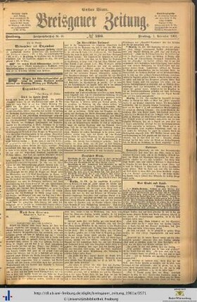 01.11.1901 (Erstes Blatt)