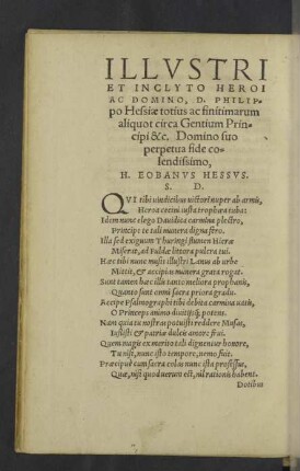 Epistola Nuncupatoria.