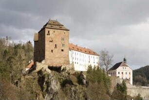 Burg und Schloss, Petschau, Tschechische Republik