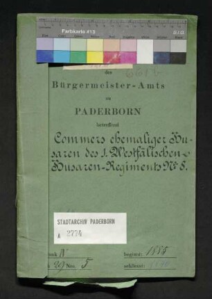 Kommers (=Festveranstaltung) ehemaliger Husaren des 1. Westfälischen Husaren-Regiments Nr. 8