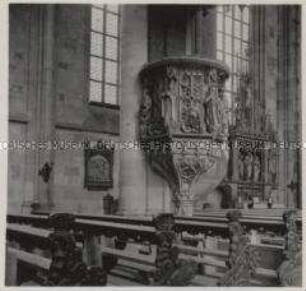 Dinkelsbühl, Kirche St. Georg, Kanzel