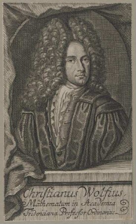 Bildnis des Christianus Wolfius