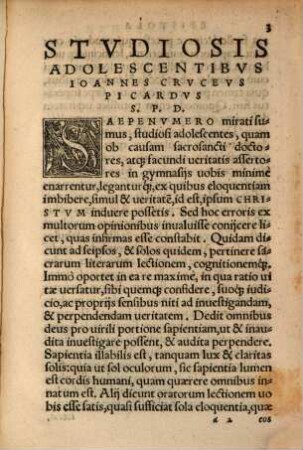 Litera Pythagorae Y. : Cum divina L. Lactnatii Coelii Firmiani explanatione