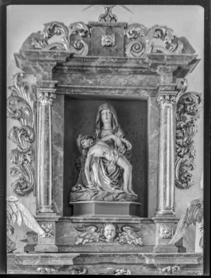 Pfarrkirche, Vespergruppe - linker Seitenaltar