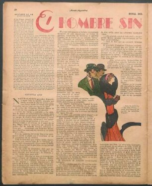 El hombre sin pasado : Nuestro folletín
