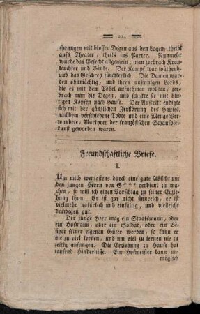Freundschaftliche Briefe.