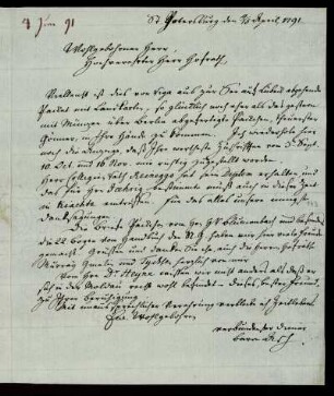 [Brief des Barons von Asch an Heyne vom 04./15.04.1791]