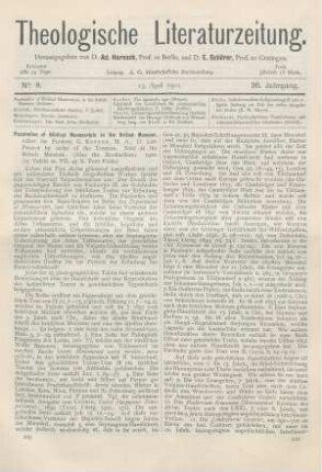 209-211 [Rezension] Facsimiles of Biblical Manuscripts in the British Museum