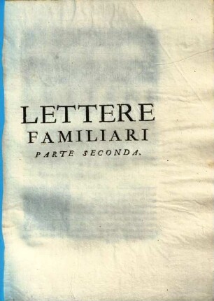 Lettere familiari, 2