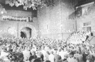 Eröffnungsfeier des IV. Pioniertreffens auf der Wartburg mit Sängerfest