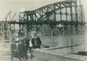Rheinbrücke bei Remagen, Deutschland, 1917