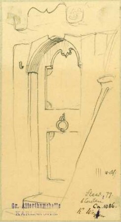 Staad Haustür mit barockem Sturz