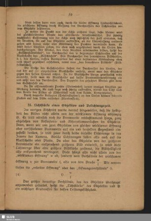23. Lichtstärke eines Objektivs und Belichtungszeit